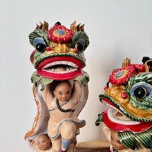 Load image into Gallery viewer, Lucky Lion Dance Statues (Large)