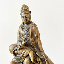 Load image into Gallery viewer, Brass Guanyin Bodhisattva