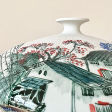 Load image into Gallery viewer, Oriental Porcelain Squat Vase