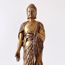Load image into Gallery viewer, Brass Shakyamuni Buddha