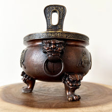 Load image into Gallery viewer, Chinese Bronze Incense Holder
