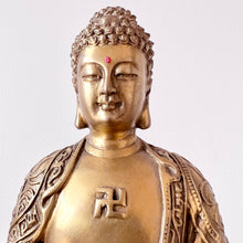Load image into Gallery viewer, Brass Shakyamuni Buddha