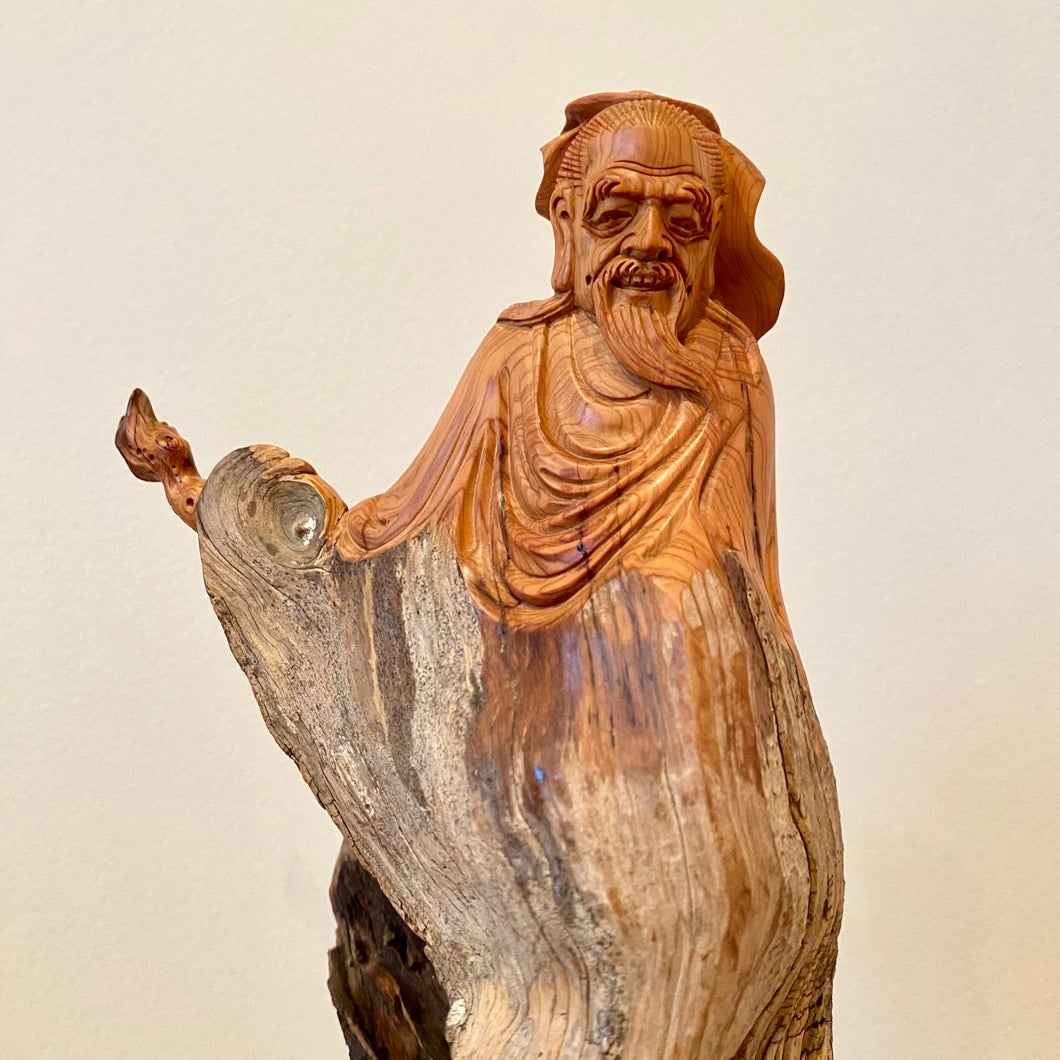 The Wise Man - Premium Eastern Arborvitae Carving