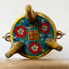 Load image into Gallery viewer, Vintage Chinese Cloissone Incense Burner
