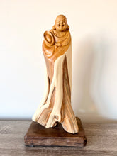 Load image into Gallery viewer, Yabo Wood Laughing Buddha
