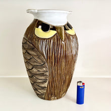 Load image into Gallery viewer, Vintage Wise Owl Vase
