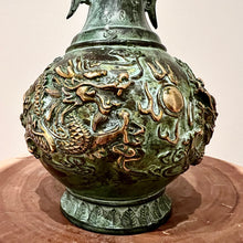 Load image into Gallery viewer, Vintage Chinese Bronze Vase
